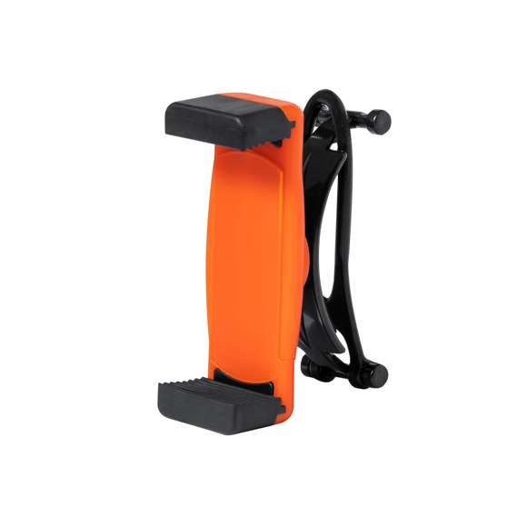 Soporte de manillar giratorio 360º para smartphone, en desenfadado diseño bicolor y amplia gama de colores. Con sólida goma de fijación y sistema de almohadillas en el soporte para así ofrecer un óptimo ajuste y protección del smartphone.