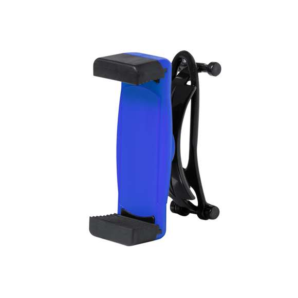 Soporte de manillar giratorio 360º para smartphone, en desenfadado diseño bicolor y amplia gama de colores. Con sólida goma de fijación y sistema de almohadillas en el soporte para así ofrecer un óptimo ajuste y protección del smartphone.