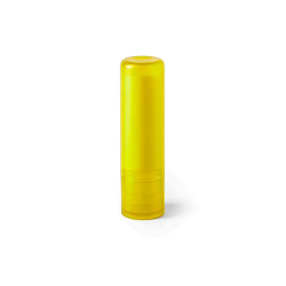 Barra de bálsamo labial tipo SPF15 en variada gama de vivos colores translúcidos.
