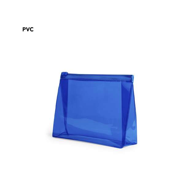  	Neceser multiusos en resistente PVC transparente de variada gama en vivos colores. Con cierre hermético a juego.