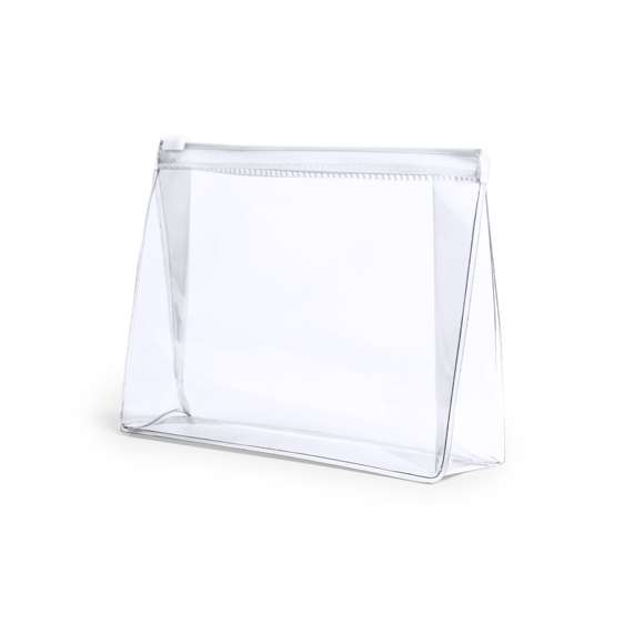  	Neceser multiusos en resistente PVC transparente de variada gama en vivos colores. Con cierre hermético a juego.