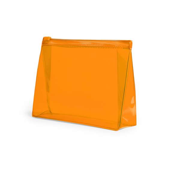  	Neceser multiusos en resistente PVC transparente de variada gama en vivos colores. Con cierre hermético a juego.