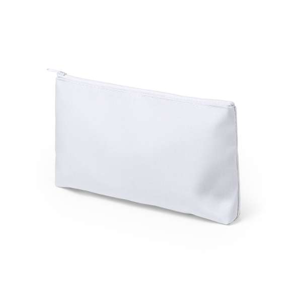 Neceser multiusos en material 100% microfibra en variados y vivos colores. Con cierre de cremallera en color blanco.