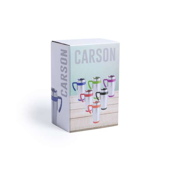 Taza fabricada en acero inox de 450ml de capacidad con cuerpo de acabado brillante con accesorios a juego y en vivos colores. Con tapa dosificador y abrefácil. Es ideal para tener en tu escritorio, mesa o en cualquier superficie donde disfrutar tranquilamente de tu bebida favorita.