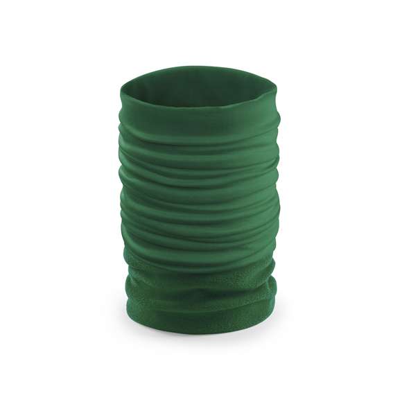 Braga para cuello o cabeza en suave combinación de poliéster elástico y polar fleece. Disponible en extensa gama de vivos colores.