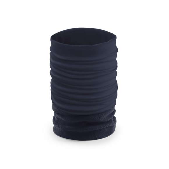 Braga para cuello o cabeza en suave combinación de poliéster elástico y polar fleece. Disponible en extensa gama de vivos colores.