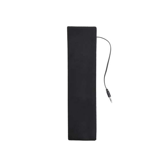 Confortable cinta de forro polar con auriculares integrados. El cálido tacto del forro polar y el cable de conexión jack de 3,5mm hacen de esta cinta el gadget idóneo para disfrutar de los contenidos multimedia de la manera más cómoda. Presentados en atractiva caja de diseño.