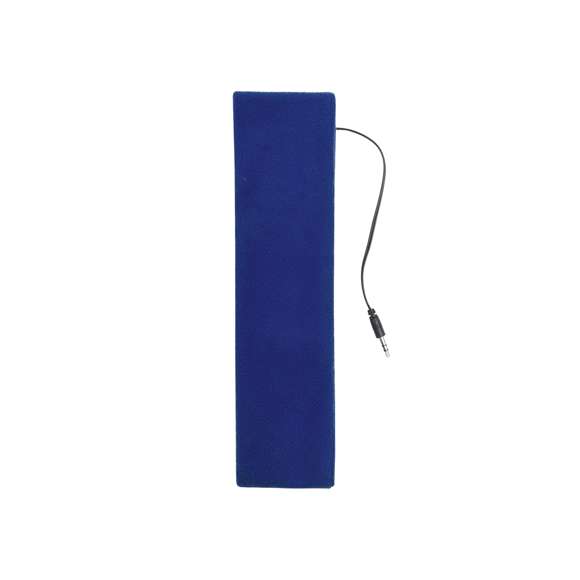 Confortable cinta de forro polar con auriculares integrados. El cálido tacto del forro polar y el cable de conexión jack de 3,5mm hacen de esta cinta el gadget idóneo para disfrutar de los contenidos multimedia de la manera más cómoda. Presentados en atractiva caja de diseño.
