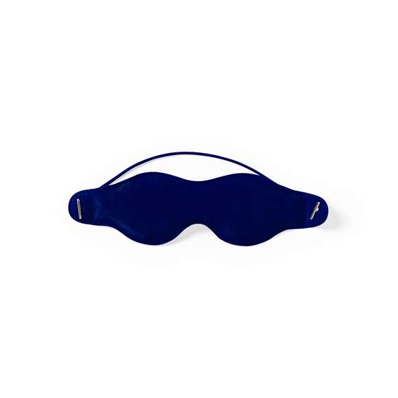Máscara de frío reutilizable en suave nylon de vivos colores. Con cinta de ajuste elástica a juego.