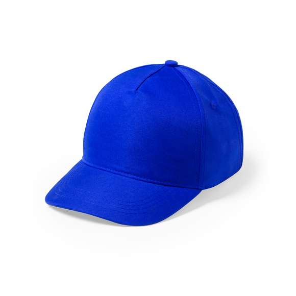 Gorra de 5 paneles en material 100% microfibra/poliéster de suave acabado y cierre ajustable de velcro. Con orificios de ventilación bordados y en variada gama de vivos colores.