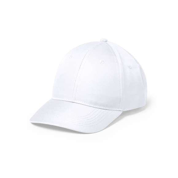 Gorra de 6 paneles en combinación de materiales microfibra y poliéster. En variada gama de vivos colores, con orificios de ventilación bordados y cierre ajustable de velcro.