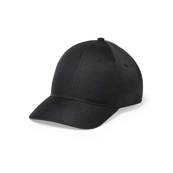 Gorra de 6 paneles en combinación de materiales microfibra y poliéster. En variada gama de vivos colores, con orificios de ventilación bordados y cierre ajustable de velcro.