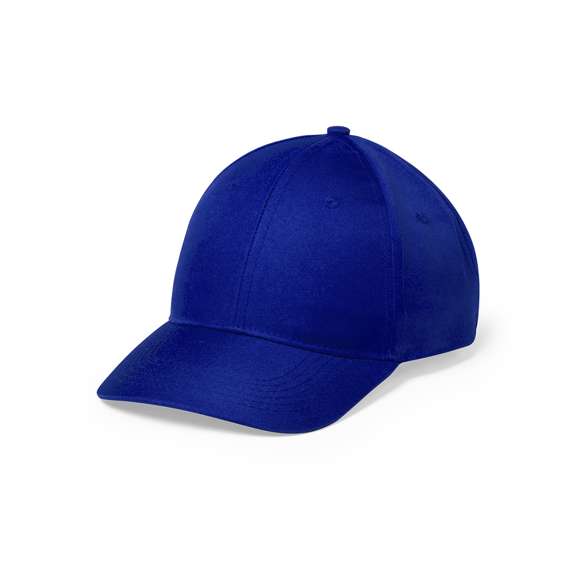 Gorra de 6 paneles en combinación de materiales microfibra y poliéster. En variada gama de vivos colores, con orificios de ventilación bordados y cierre ajustable de velcro.