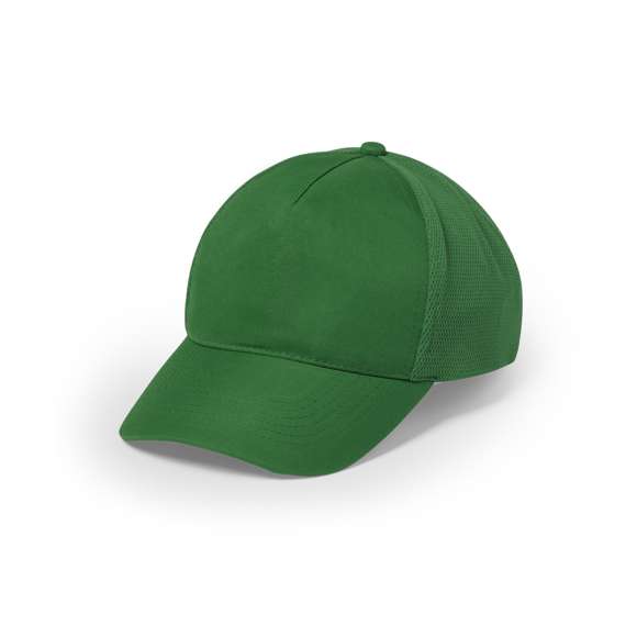 Gorra de 5 paneles en suave microfibra en extensa gama de vivos colores. Cierre ajustable de botones.