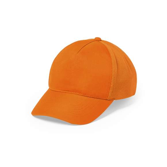 Gorra de 5 paneles en suave microfibra en extensa gama de vivos colores. Cierre ajustable de botones.