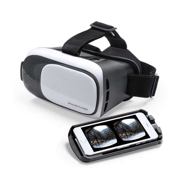 Gafas de realidad virtual con lentes y bandeja ajustables para todo tipo de smartphones. Conexiones de entrada de audio jack de 3,5mm, cómodas cintas elásticas ajustables para la cabeza, y acolchado alrededor de la zona de los ojos para mayor confort. Paño limpiador de microfibra para las lentes incluido. Presentadas en atractiva caja de diseño.