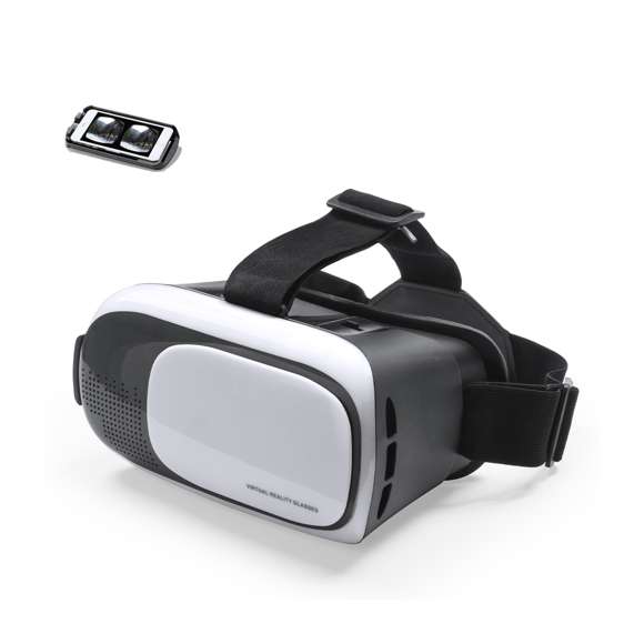Gafas de realidad virtual con lentes y bandeja ajustables para todo tipo de smartphones. Conexiones de entrada de audio jack de 3,5mm, cómodas cintas elásticas ajustables para la cabeza, y acolchado alrededor de la zona de los ojos para mayor confort. Paño limpiador de microfibra para las lentes incluido. Presentadas en atractiva caja de diseño.