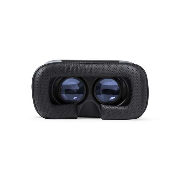 Gafas de realidad virtual con lentes y bandeja ajustables para todo tipo de smartphones. Conexiones de entrada de audio jack de 3,5mm, cómodas cintas elásticas ajustables para la cabeza, y acolchado alrededor de la zona de los ojos para mayor confort. Paño limpiador de microfibra para las lentes incluido. Presentadas en atractiva caja de diseño.
