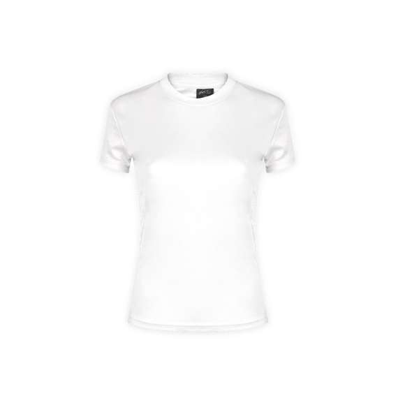 Camiseta técnica para chica. En material 100% poliéster transpirable de 135g/m2 y diseño de panal. Disponible en variada gama de vivos colores y en tallas S, M, L, XL.