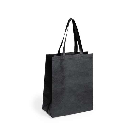 Bolsa en non-woven de 80g/m2, en variada gama de vivos colores. Con asas medianas de 50cm reforzadas, fuelle y acabado termosellado. Resistencia hasta 9kg de peso.