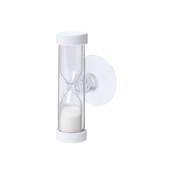 Reloj de arena de 2 minutos de duración especialmente diseñado para medir el tiempo de cepillado de los dientes. Con ventosa de ajuste de alto poder de adhierencia.