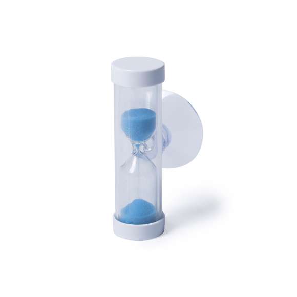 Reloj de arena de 2 minutos de duración especialmente diseñado para medir el tiempo de cepillado de los dientes. Con ventosa de ajuste de alto poder de adhierencia.