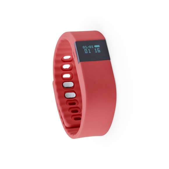 Reloj inteligente multifunción de diseño deportivo, con conexión Bluetooth y recargable mediante cable USB -incluido-. Su cómoda correa ajustable de silicona y su pantalla LCD integrada de 0,49 pulgadas lo convierten en el gadget perfecto para todo tipo de actividades deportivas, de ocio y para el día a día. APP disponible para iOS y Android. Presentado en atractiva caja de diseño.