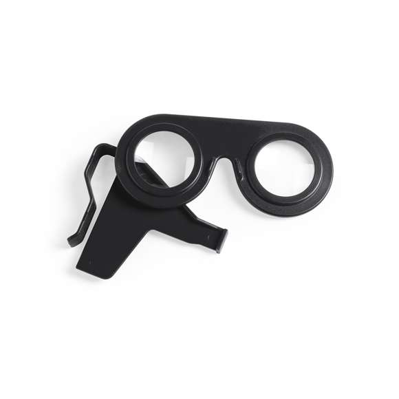 Gafas de realidad virtual plegables y compactas, compatibles con todo tipo de smartphones. Presentadas en atractiva caja de diseño.