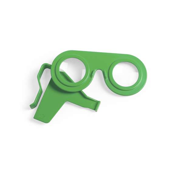 Gafas de realidad virtual plegables y compactas, compatibles con todo tipo de smartphones. Presentadas en atractiva caja de diseño.