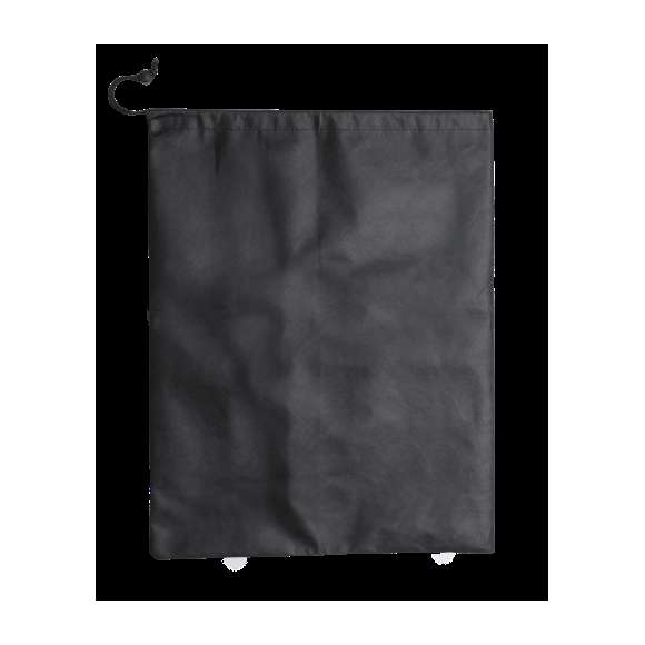 Bolsa de non-woven con cierre de cordón especialmente diseñada para guardar y proteger mochilas.