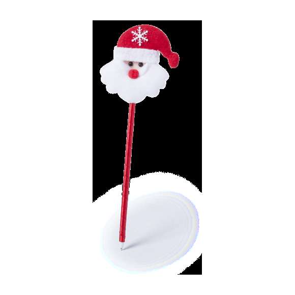 Bolígrafo en original diseño navideño con cuerpo en acabado metalizado brillante. Disponible en diseños Papá Noel, reno y osito de peluche. Con tinta azul.
