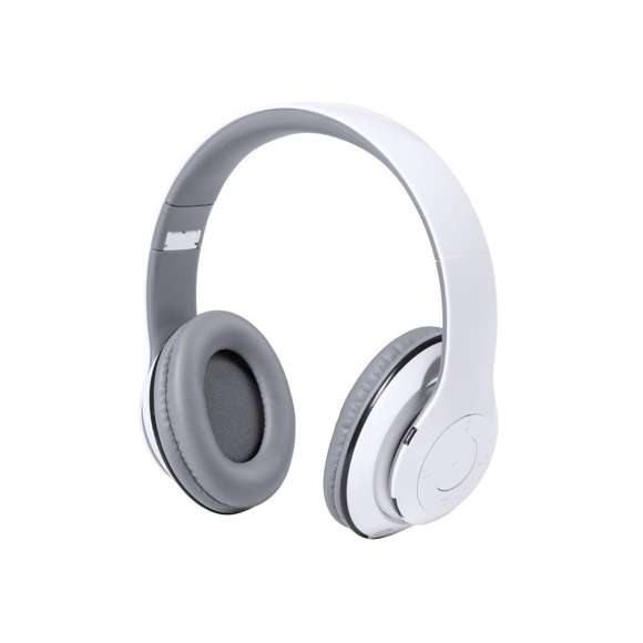 Auriculares plegables de diadema con conexión Bluetooth® y desenfadado diseño en variada gama de vivos colores brillantes. Con panel de control integrado en el auricular, función manos libres, radio FM, ranura para tarjetas mini SD de hasta 32 GB de capacidad y recargables mediante cable USB -incluido-. Almohadillas en suave polipiel y presentados en atractiva caja de diseño.