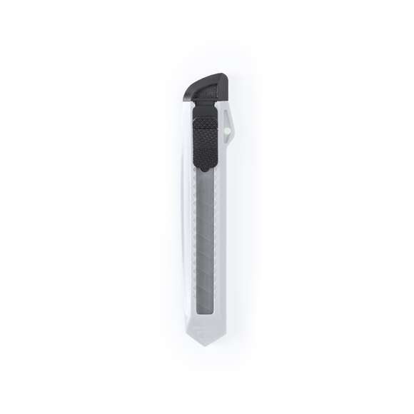  	Cutter con cuchilla ancha y mango ergonómico troquelado. Capucha extraíble para ajuste de corte de cuchilla.