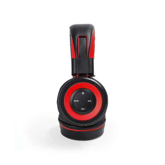 Auriculares plegables de diadema con conexión Bluetooth® y desenfadado diseño bicolor en variada gama de vivos tonos brillantes. Con panel de control integrado en el auricular, función manos libres y recargables mediante cable USB -incluido-. Almohadillas en suave polipiel con interior a juego y presentados en atractiva caja de diseño.