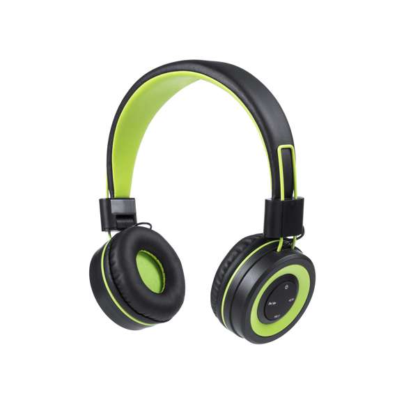 Auriculares plegables de diadema con conexión Bluetooth® y desenfadado diseño bicolor en variada gama de vivos tonos brillantes. Con panel de control integrado en el auricular, función manos libres y recargables mediante cable USB -incluido-. Almohadillas en suave polipiel con interior a juego y presentados en atractiva caja de diseño.