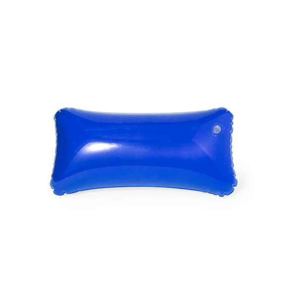 Original almohadilla inflable de resistente PVC en combinación de acabados transparente/sólido y en variada gama de vivos colores