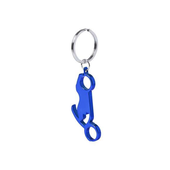 Original llavero abridor en aluminio con diseño de moto en variada gama de vivos colores brillantes.