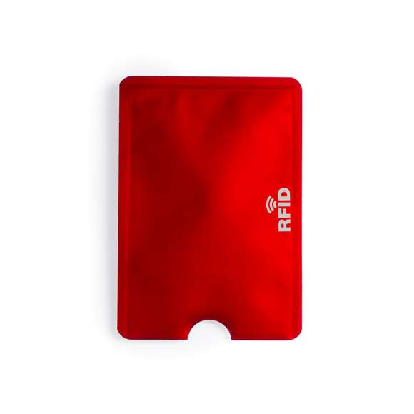 Tarjetero con tecnología de seguridad RFID (Identificación por Radio Frecuencia) que mantiene seguros tus dispositivos de transmisión de identidad. Resistente cuerpo de suave acabado de aluminio en desenfadados colores, con muesca para fácil acceso a la tarjeta.