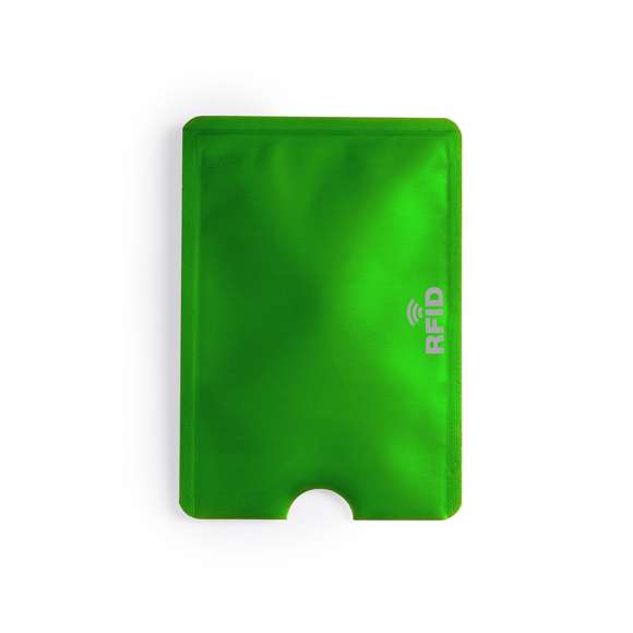 Tarjetero con tecnología de seguridad RFID (Identificación por Radio Frecuencia) que mantiene seguros tus dispositivos de transmisión de identidad. Resistente cuerpo de suave acabado de aluminio en desenfadados colores, con muesca para fácil acceso a la tarjeta.