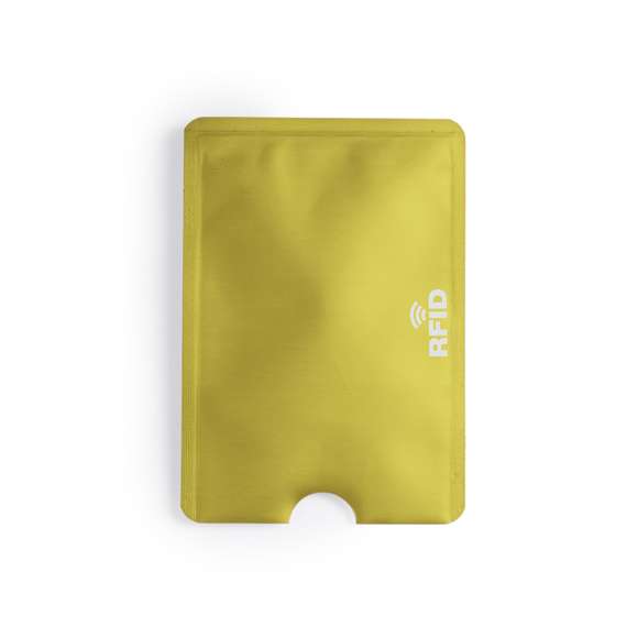 Tarjetero con tecnología de seguridad RFID (Identificación por Radio Frecuencia) que mantiene seguros tus dispositivos de transmisión de identidad. Resistente cuerpo de suave acabado de aluminio en desenfadados colores, con muesca para fácil acceso a la tarjeta.