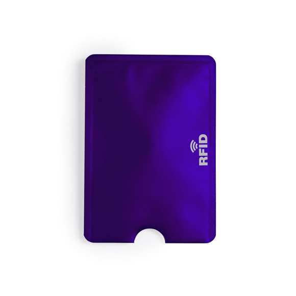 Tarjetero con tecnología de seguridad RFID (Identificación por Radio Frecuencia) que mantiene seguros tus dispositivos de transmisión de identidad. Resistente cuerpo de suave acabado de aluminio en desenfadados colores, con muesca para fácil acceso a la tarjeta.