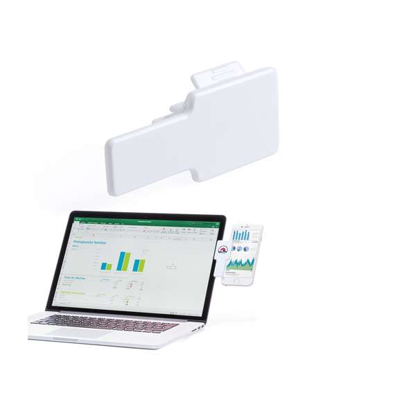  	Soporte para smartphone con pinza de fijación extra firme para acople a pantalla de ordenador o tablet. Con amplia superficie de marcaje.