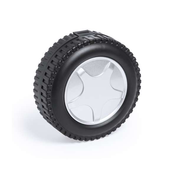  	Set de herramientas de 20 accesorios en resistente estuche con diseño de rueda. Incluye set de destornilladores de precisión, herramienta de fijación, cabezales destornilladores planos y de estrella, llaves para tuercas de cabeza hexagonal y cutter. Presentado en caja individual.