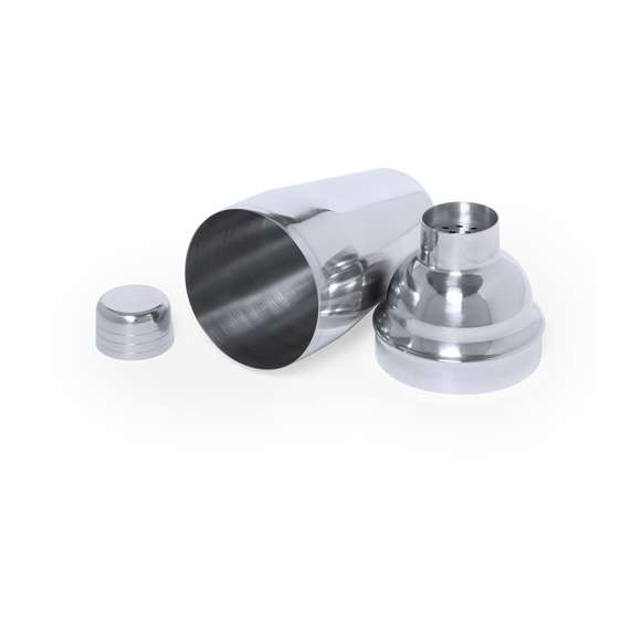 Cocktelera de 550ml de capacidad en acero inox de acabado semi mate. Con cierre de seguridad y tapón dosificador en parte superior.