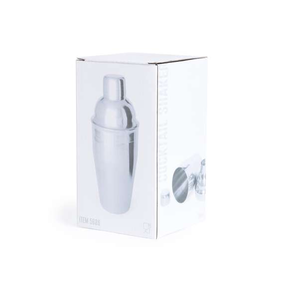 Cocktelera de 550ml de capacidad en acero inox de acabado semi mate. Con cierre de seguridad y tapón dosificador en parte superior.