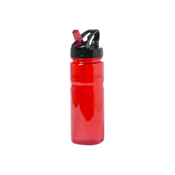 Bidón en alta calidad de 650ml de capacidad en material tritán resistente al calor y libre de BPA. Con dosificador, tapón a rosca de seguridad y disponible en variada gama de colores. Presentado en caja individual.