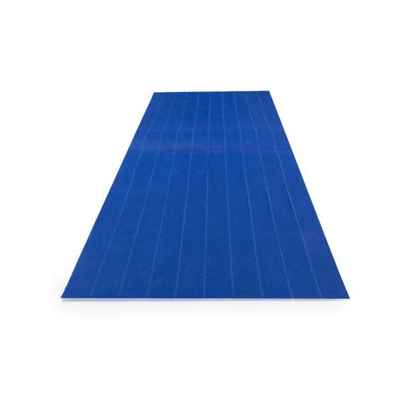 Plancha troquelada con 10 cintas de non-woven para sombrero en variada gama de vivos colores. Presentación desplegada para fácil marcaje.
