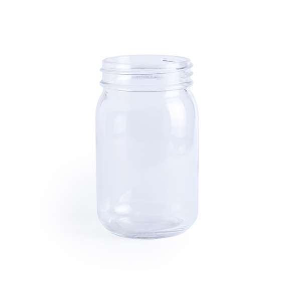 Tarro multiusos de cristal de 450ml de acabado transparente. Presentado en atractiva caja de diseño.