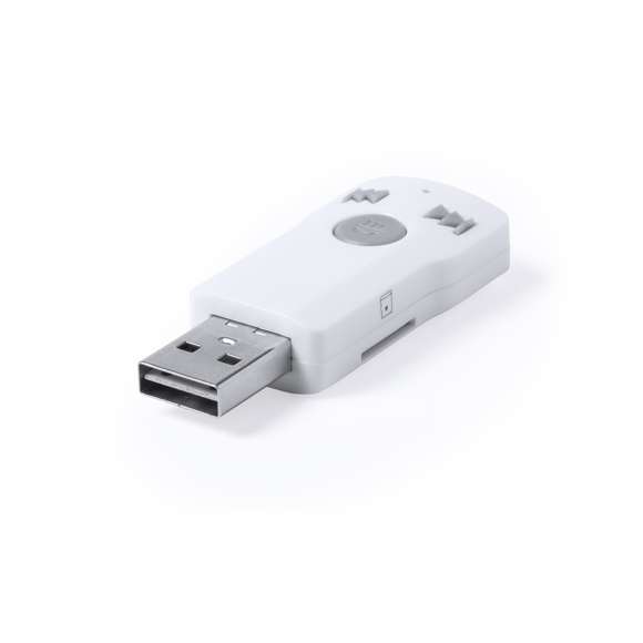 Práctico receptor Bluetooth® multifunción para coche u hogar, con salida de audio jack de 3,5mm para conexión a la entrada auxiliar de la radio del coche o de cualquier dispositivo con entrada de audio tipo jack de 3,5mm. Panel de control integrado en carcasa, ranura para lectura de tarjetas micro SD de hasta 32GB de capacidad y función manos libres. Incluye cable extensible con conexión jack de 3,5mm a jack de 3,5mm. Presentado en atractiva caja de diseño.
