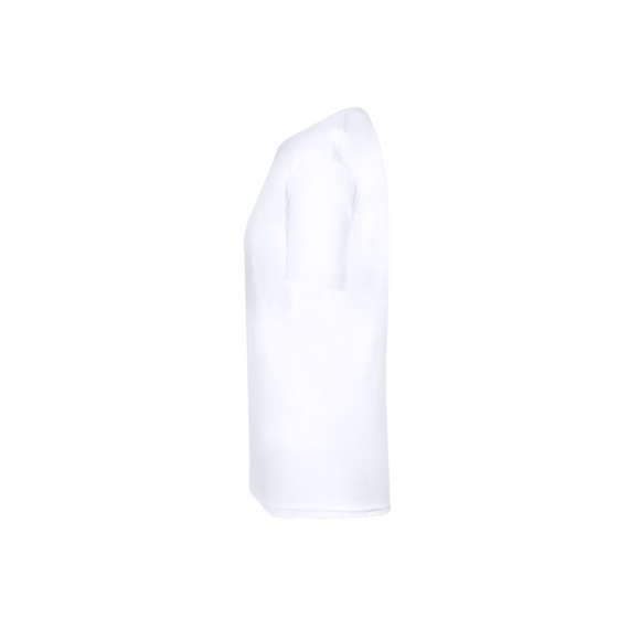 Camiseta de adulto Keya MC130 confeccionada en suave 100% algodón de 130g/m2. Disponible en color blanco y en tallas S, M, L, XL, XXL.